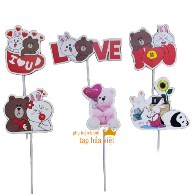 Set Giấy Gấu Thỏ Mới