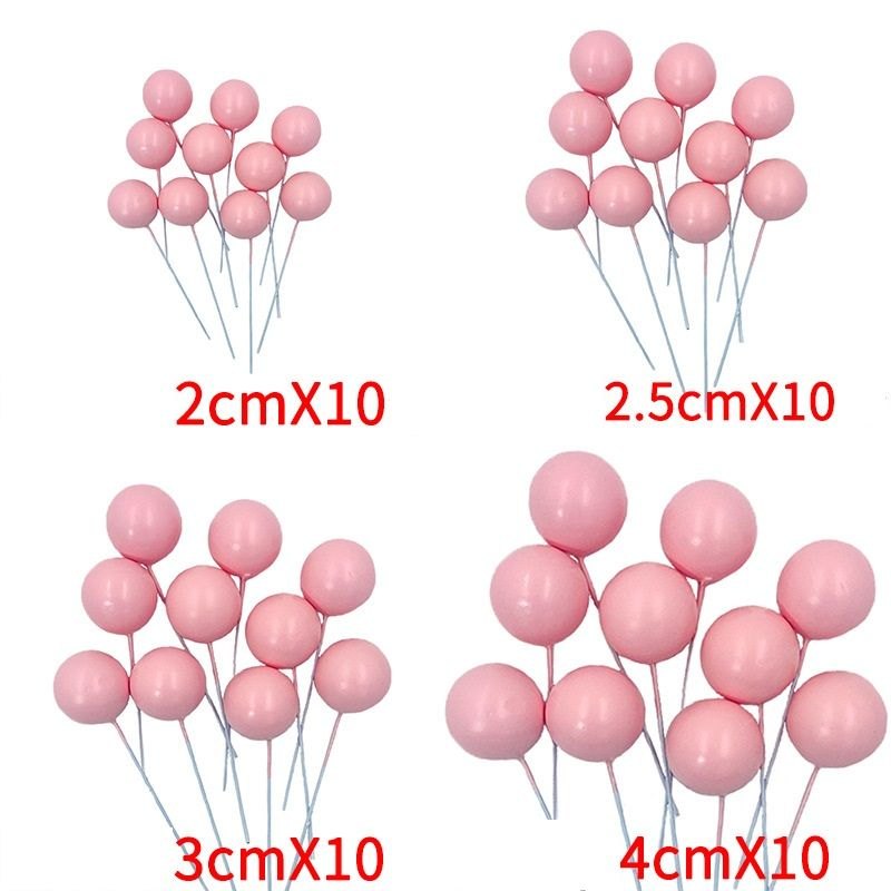 Bịch 40 Bi Xốp_Hồng Trơn