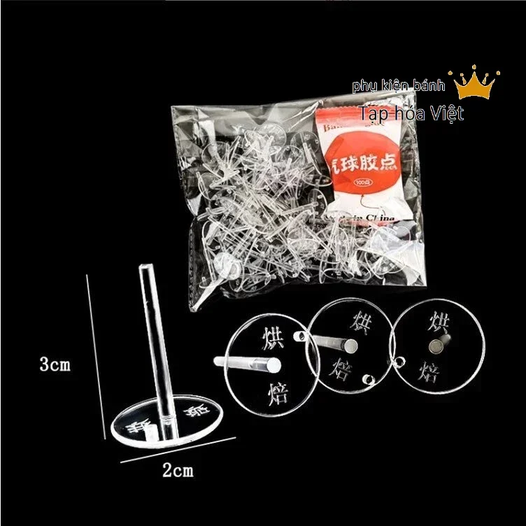 Gói 100 Chân Đế Gắn Phụ Kiện