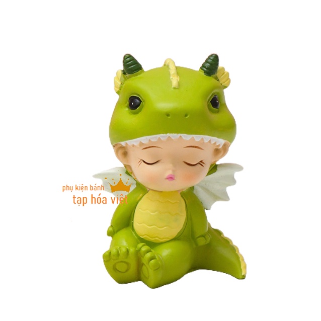 Bé Khủng Long_Xanh Nhạt (Ngồi)