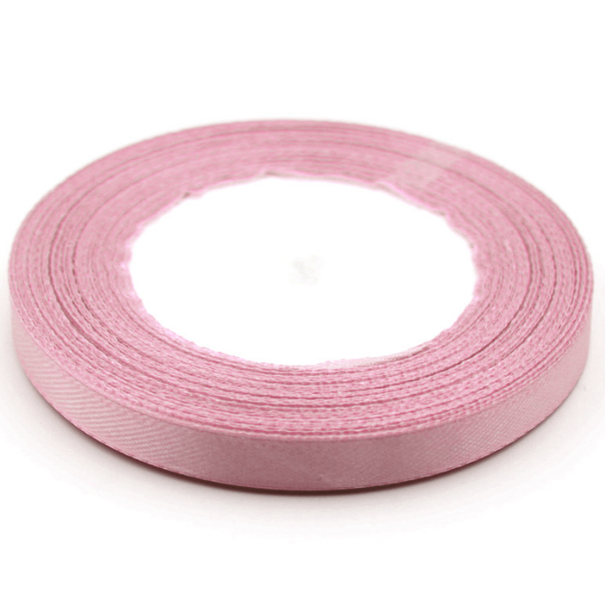 Ruy Băng Lụa 1Cm_Hồng nhạt
