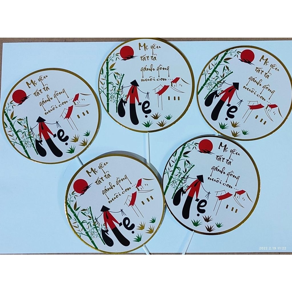 Set Giấy Hình Mẹ