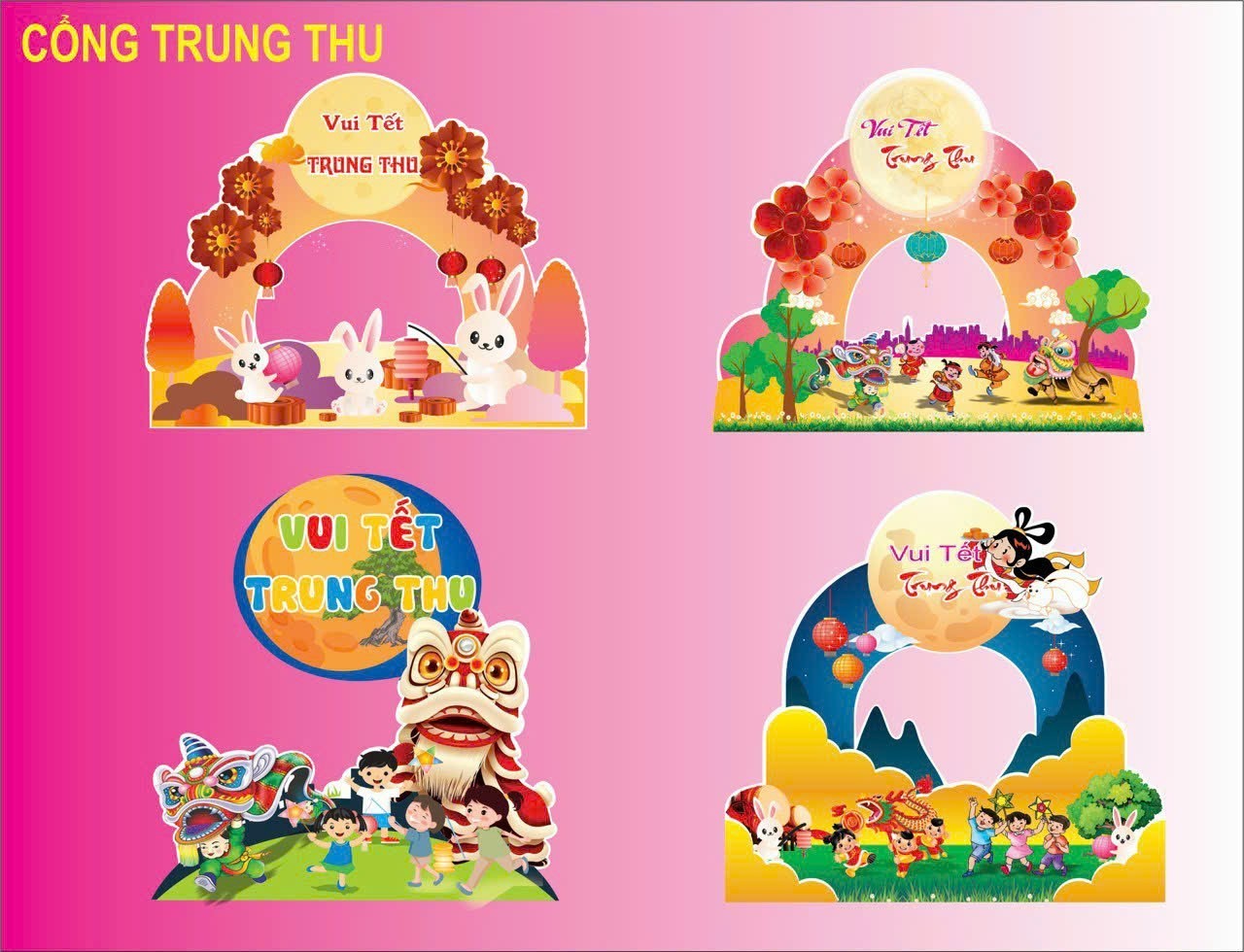 Set Giấy Trung Thu_Vui Tết Trung Thu