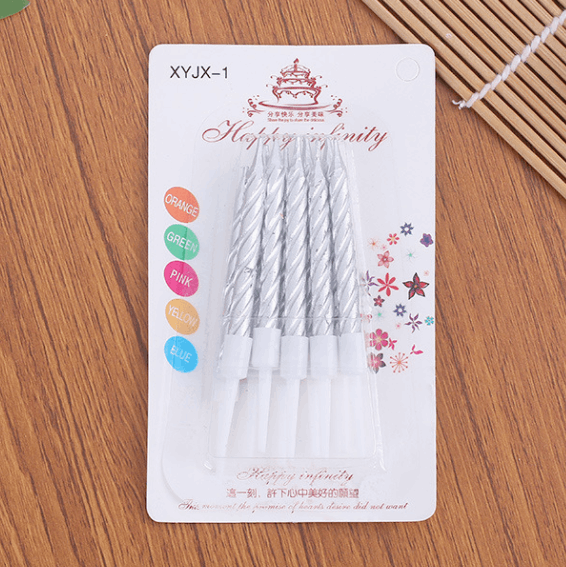Vỉ Nến Nhũ_Bạc