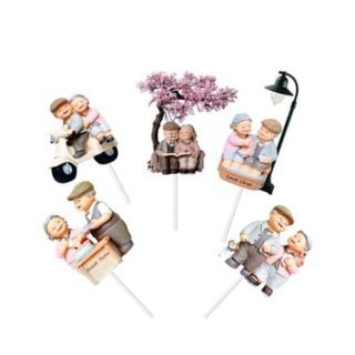 Set Giấy Ông Bà Cây Đào