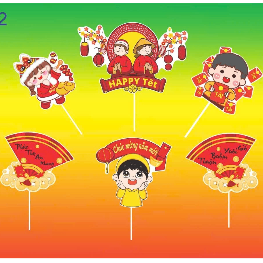 Set Giấy_Chúc mừng năm mới