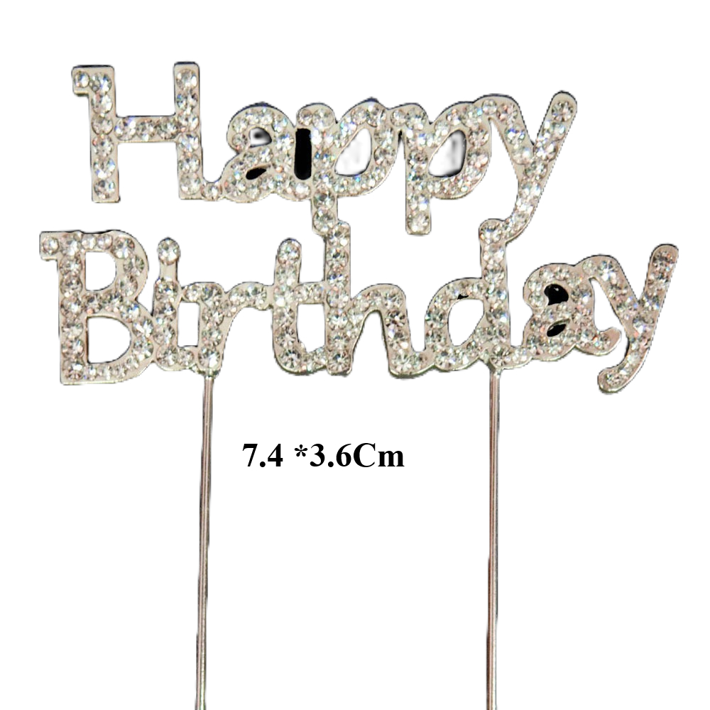 Chữ Happy Birthday_Đính Đá