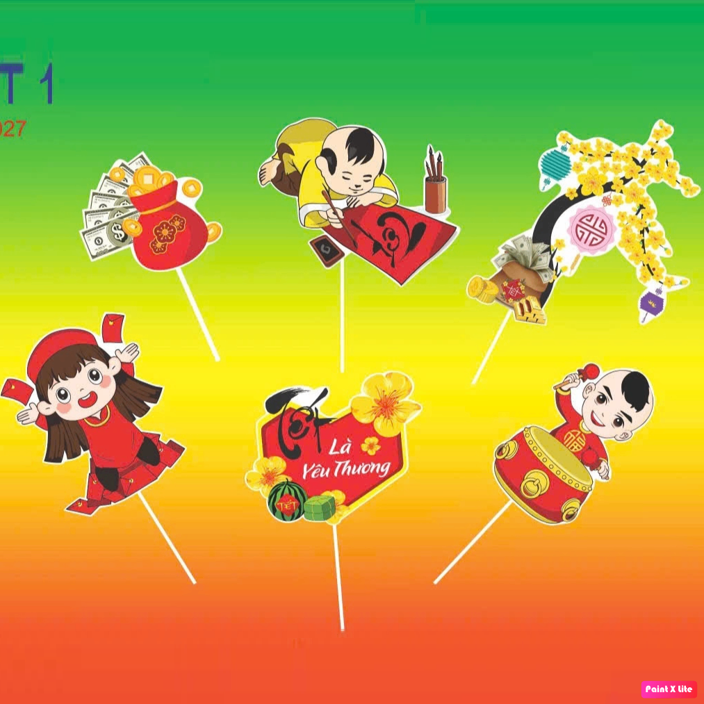 Set Giấy_VUI TẾT