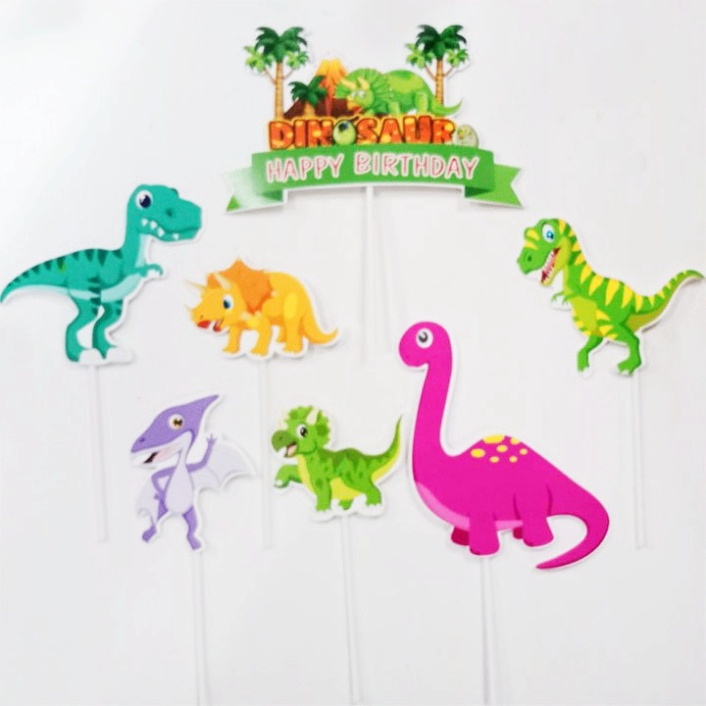 Set Giấy Khủng Long Hồng