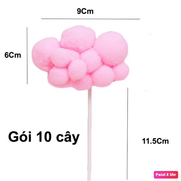 GÓI 10 MÂY BÔNG_MÂY HỒNG