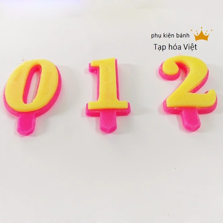 Hộp 20 Cây Nến Số_(Ghi Chú)