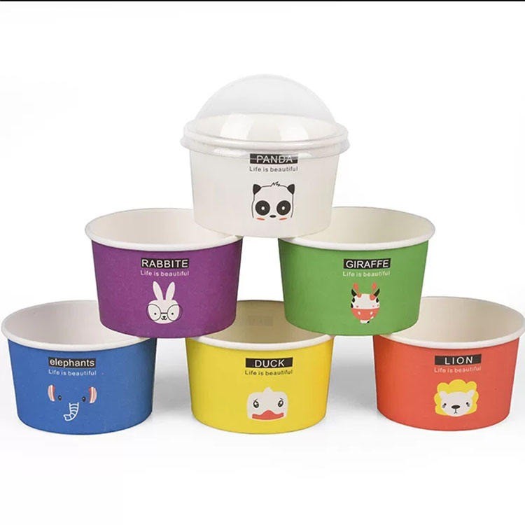 Lốc 100 Cốc Giấy Có Nắp Cầu _Size TO 240ml