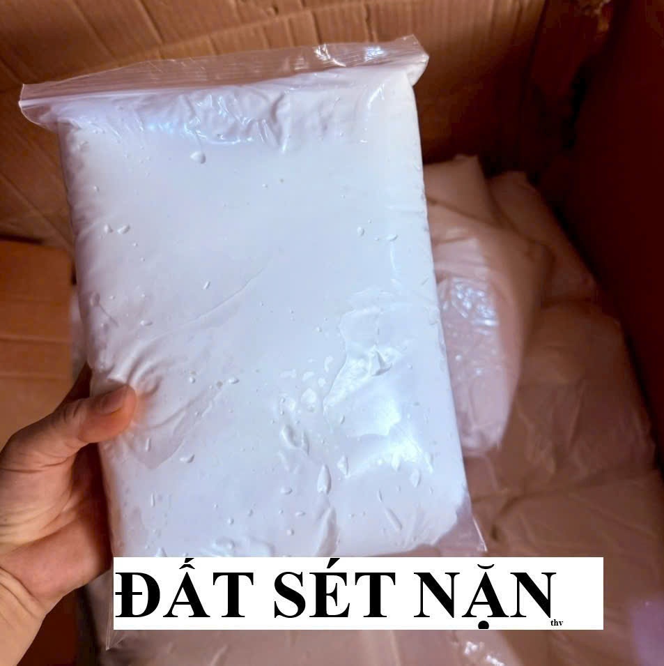 (500g) Đất Sét, Đất Nặn - Trắng