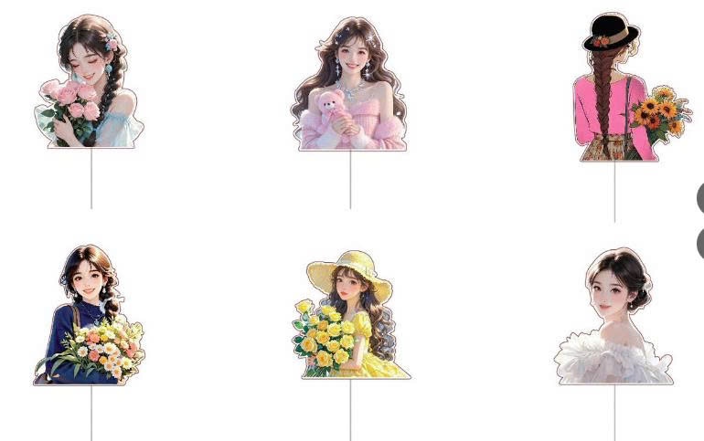 Set Giấy Phụ Nữ Em Bé Gái