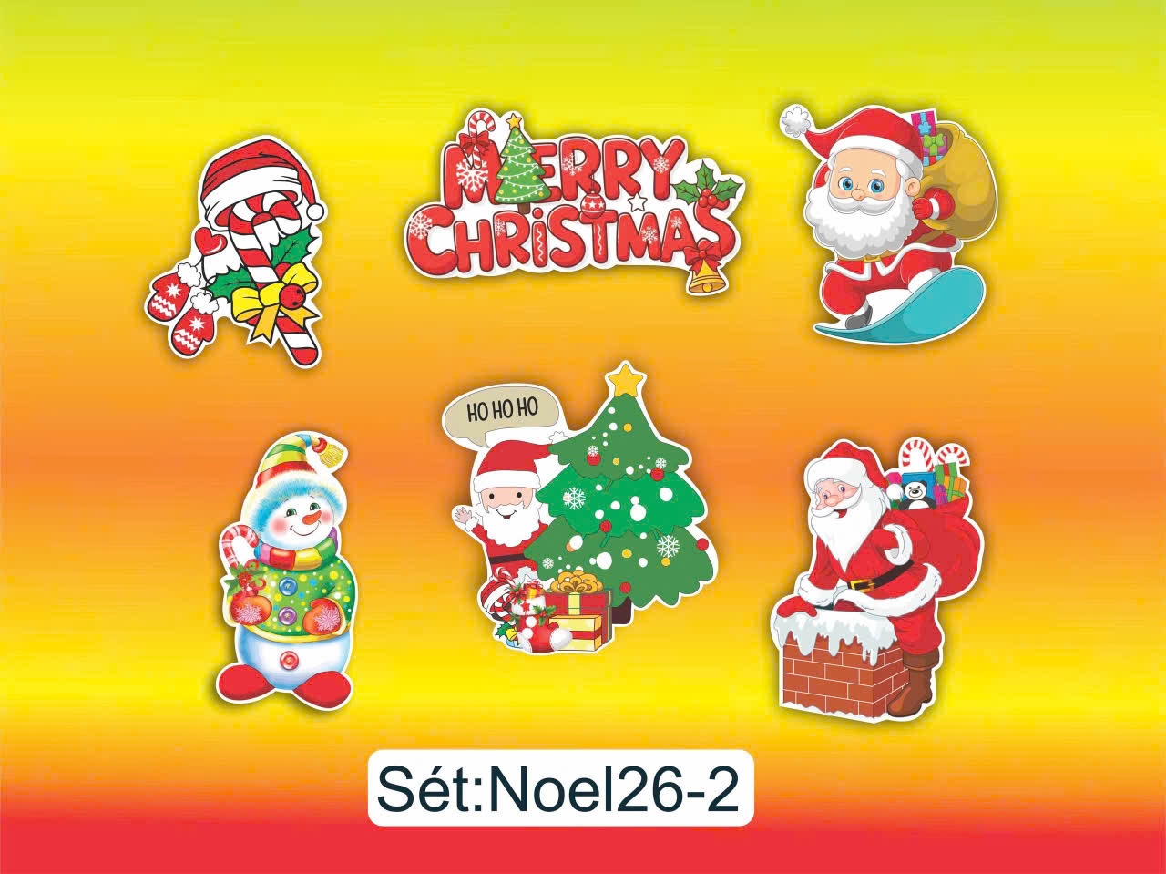 Set giấy NOEL 2