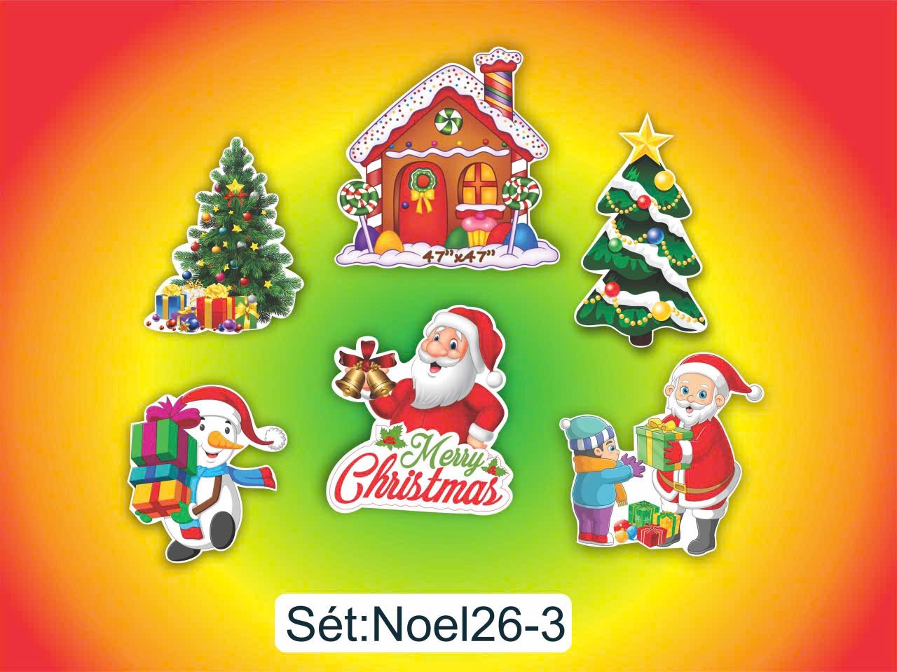 Set giấy NOEL 3