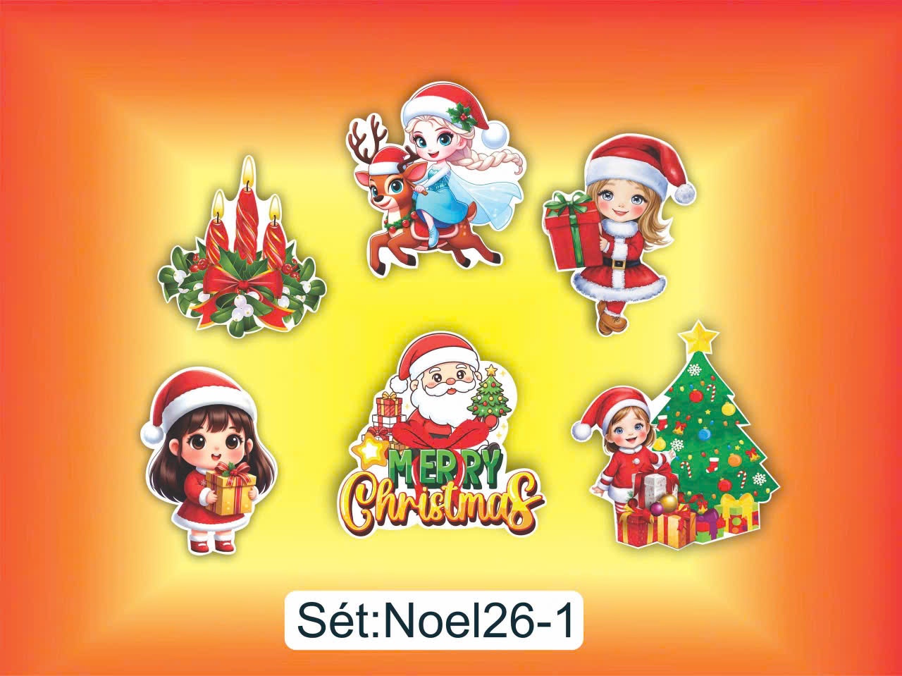 Set giấy NOEL 1