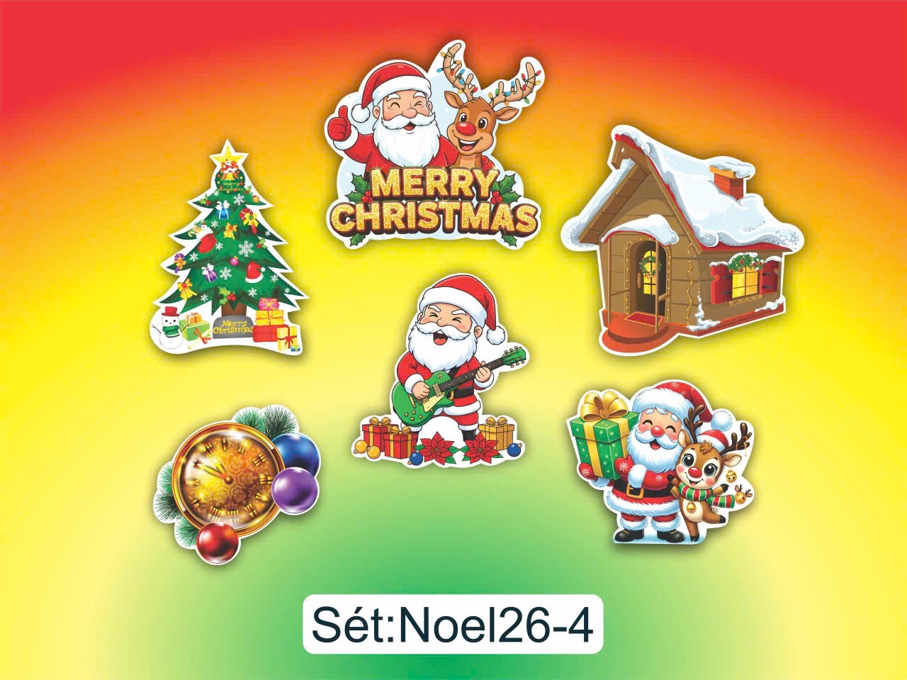 Set giấy NOEL 4