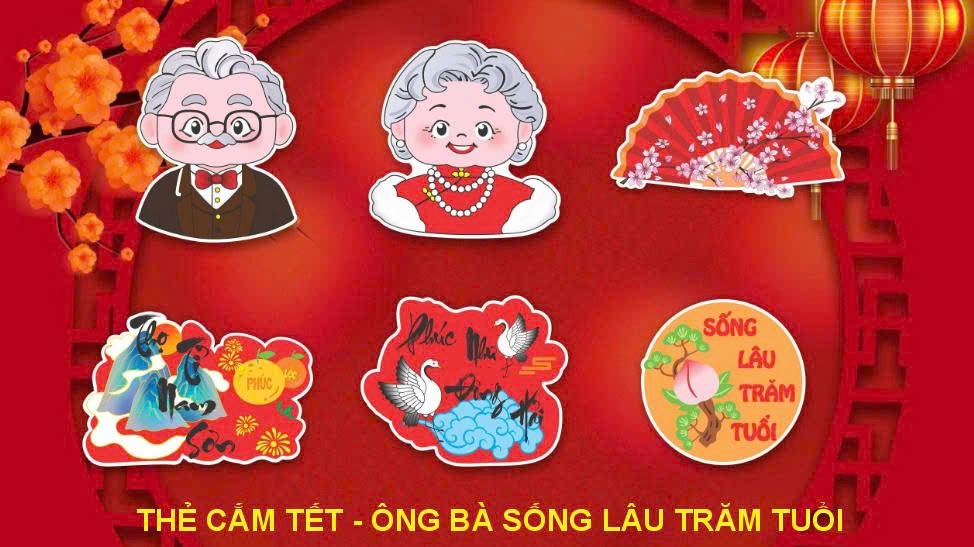 Set giấy Ông bà Trăm tuổi