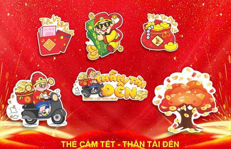 Set Giấy Thần Tài Đến