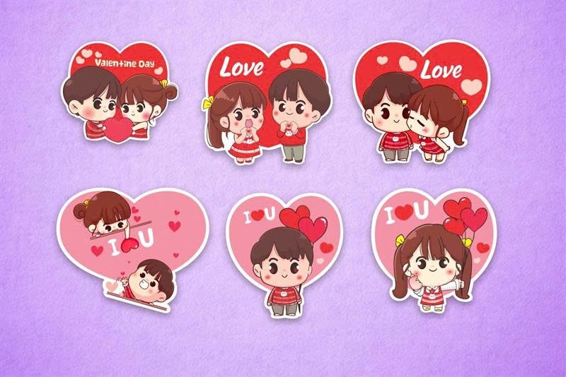 Set Giấy 2 Bạn Nhỏ