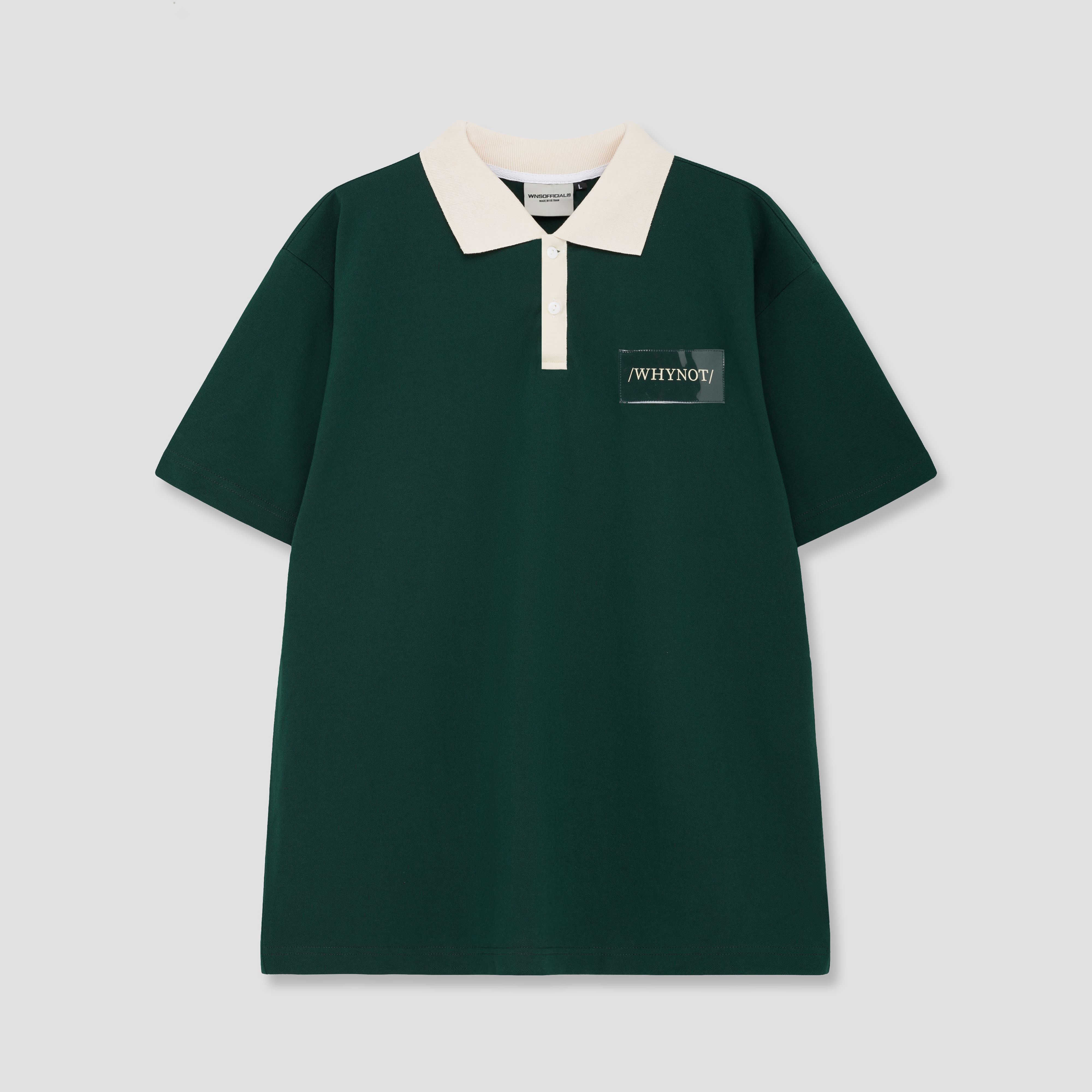 WNS PLASTIC POLO - GREEN