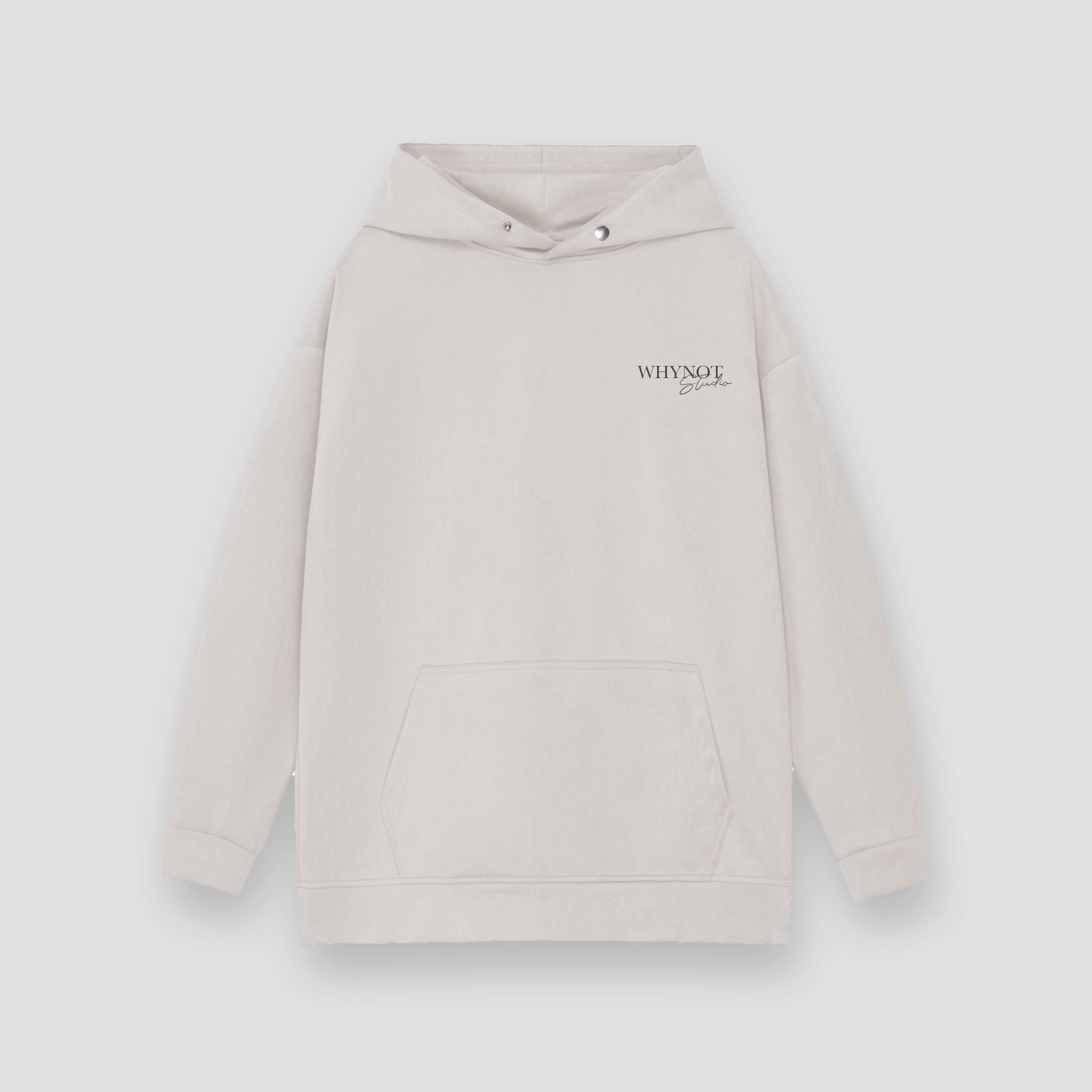 WNS HOODIE SUEDE HANDLE - BEIGE