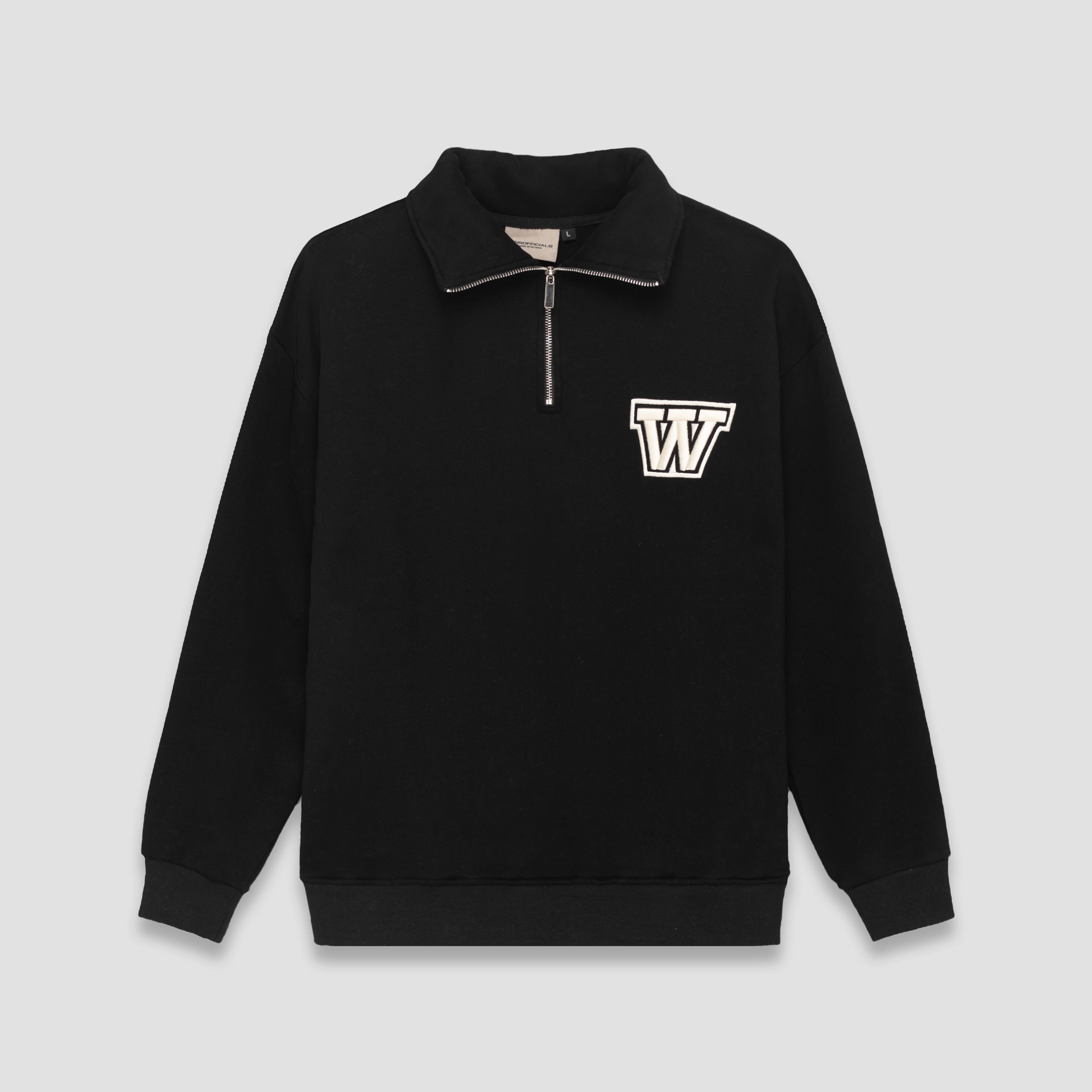 WNS SWEATER ZIP V2 - BLACK