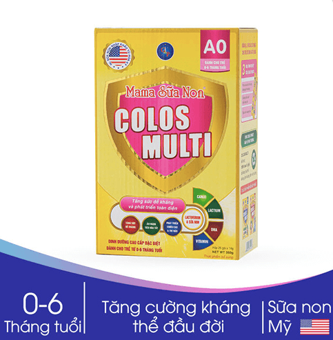 Thành phần của Mama Sữa Non Colos Multi.