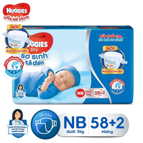 Bỉm Huggies Dán NB58