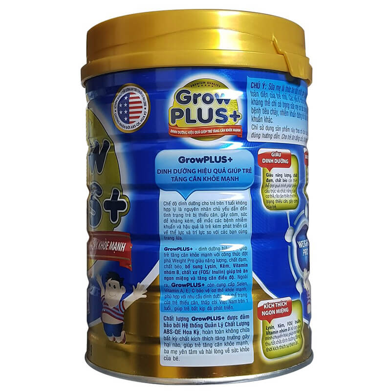 Sữa Growplus+ xanh 900g