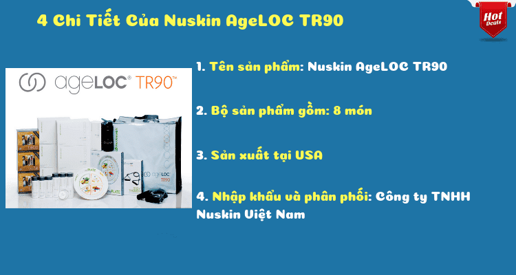 Nuskin AgeLOC TR90 Bộ Giảm Cân Số 1 Thế Giới