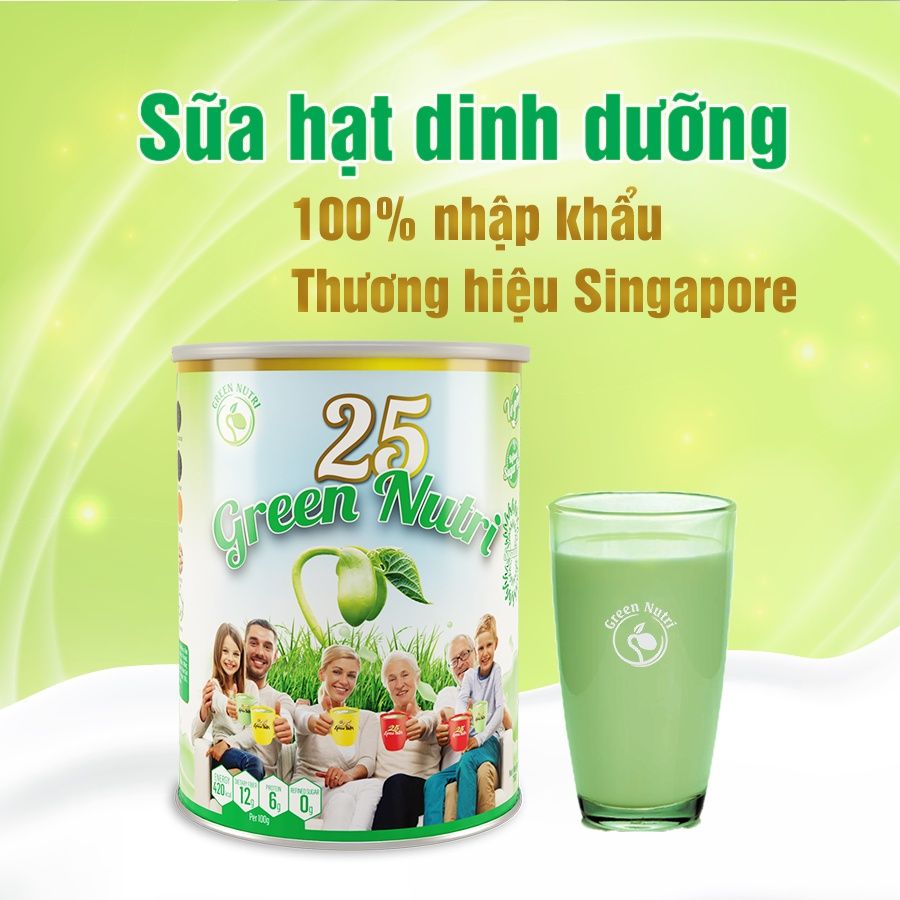 Ngũ cốc 25 Green Nutri lon 750g