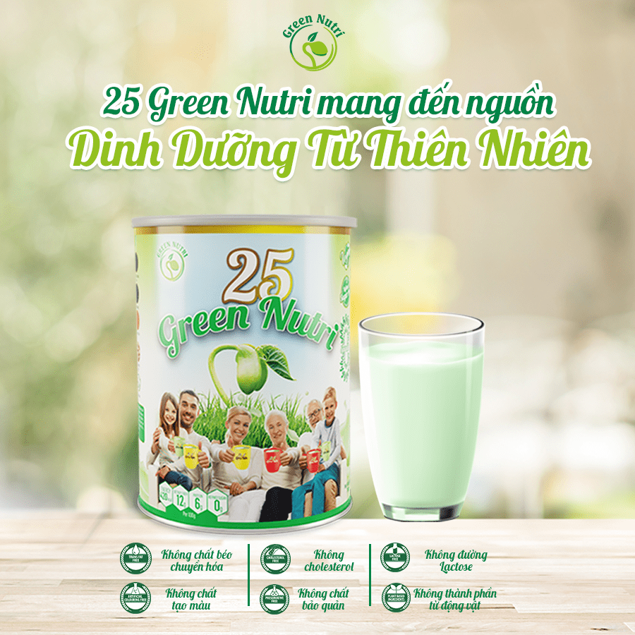 Ngũ cốc 25 Green Nutri lon 750g