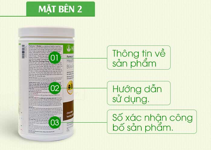 Sữa Herbalife F1 vị bạc hà