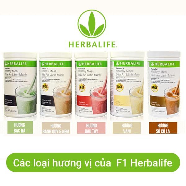 Sữa Herbalife F1 vị vani