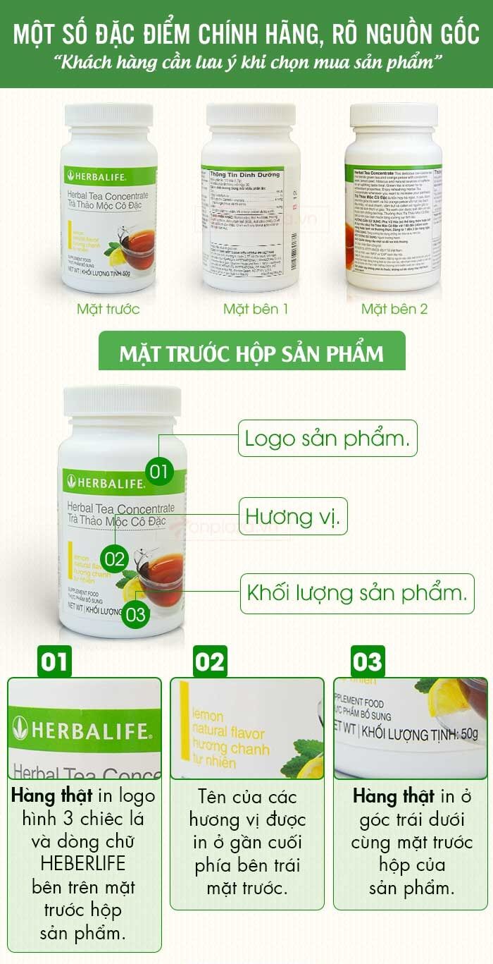 Trà thảo mộc cô đặc vị truyền thống