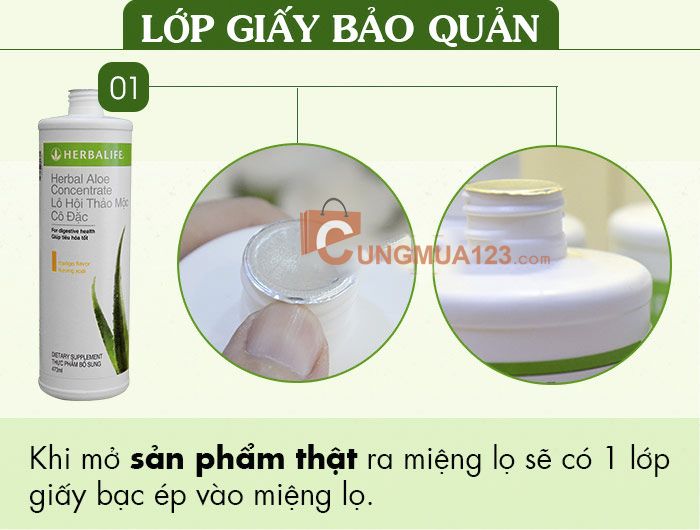 Herbalife Lô hôi vị Quýt