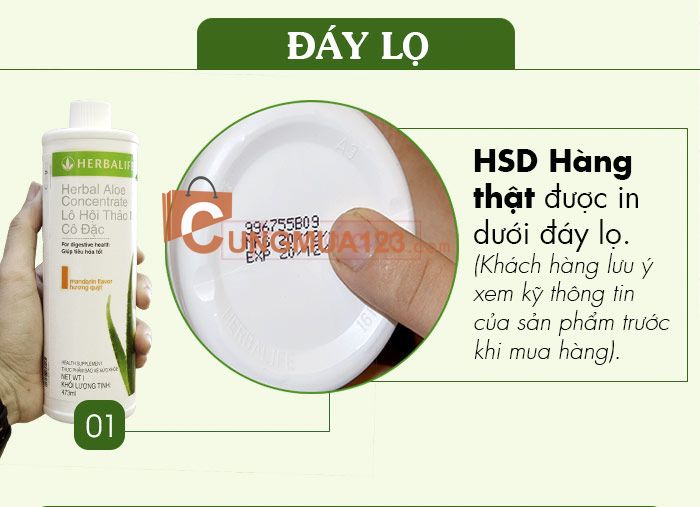 Herbalife Lô hôi vị Quýt