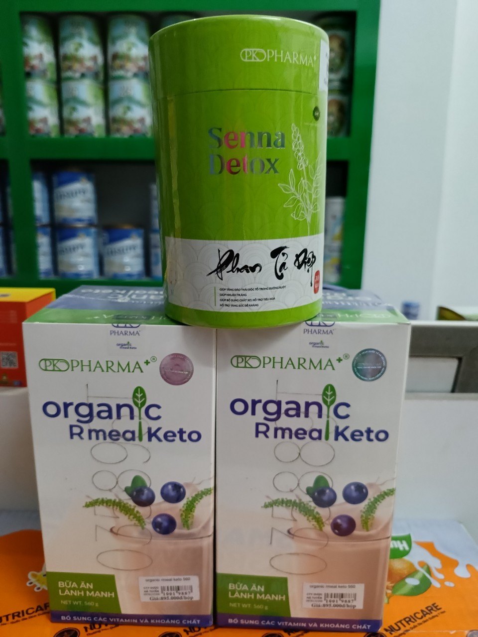 [Mua 2 tặng 1] Mua 2 hộp Organic Rmeal Keto tặng 1 hộp Phan Tả Diệp Senna Detox