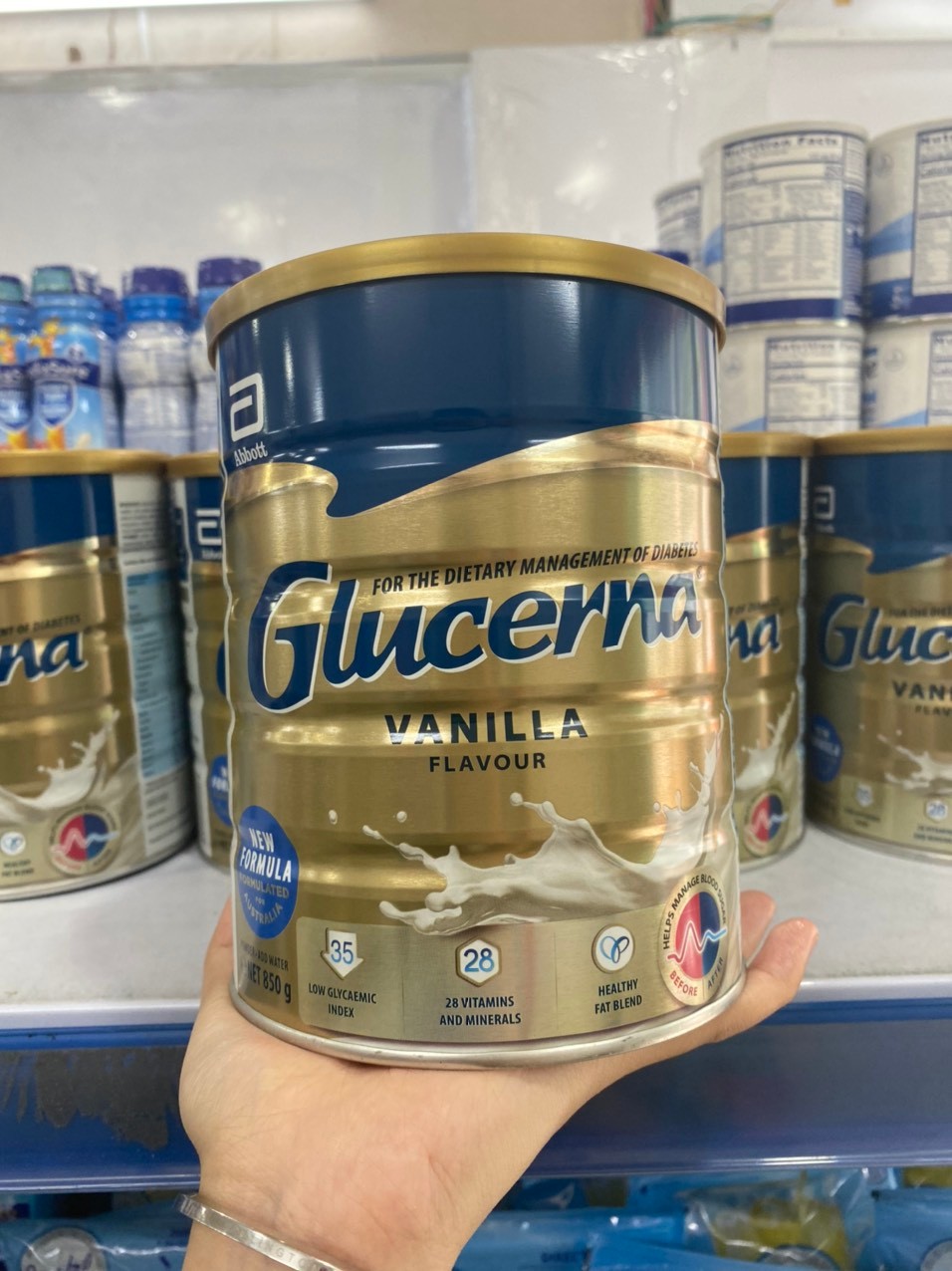 Sữa tiểu đường Glucerna 850g