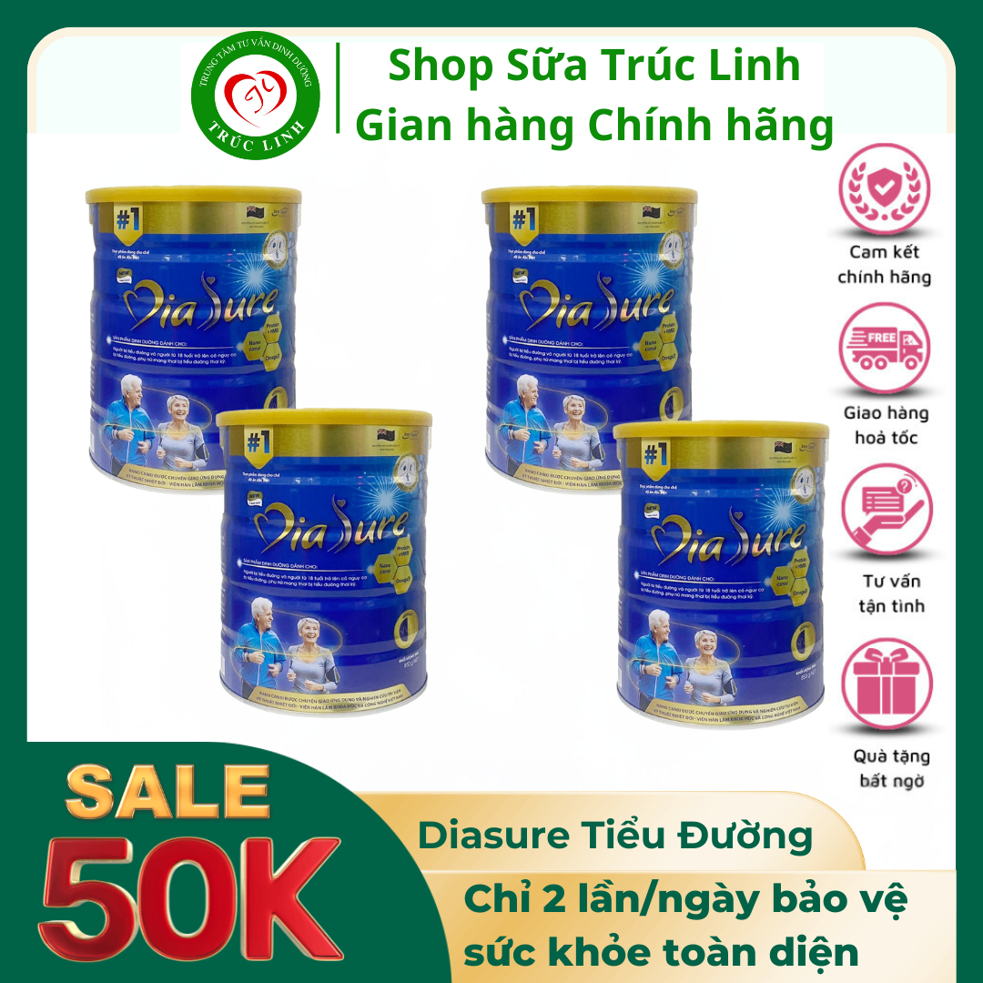 Diasure mẫu mới 850g