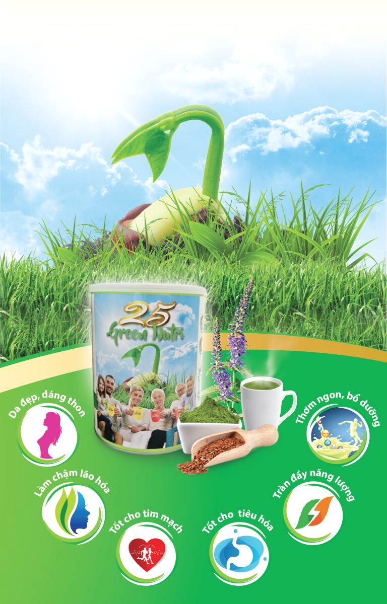 Ngũ cốc 25 Greennutri gói