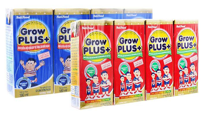 Sữa nước Growplus đỏ 110ml