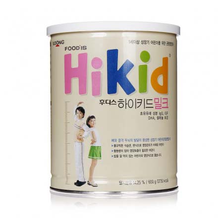 Sữa bột Hikid tăng chiều cao (1-9y) 600g