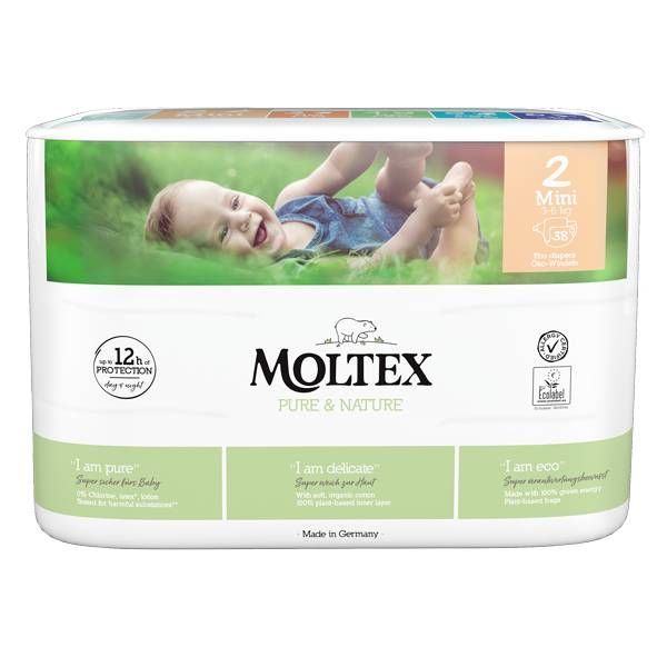 Bỉm dán Moltex size Mini 38m(3-6kg)-D2