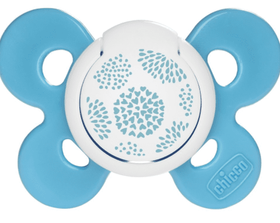 Ty ngậm silicone Chicco Physio Comfort màu xanh 6-16m