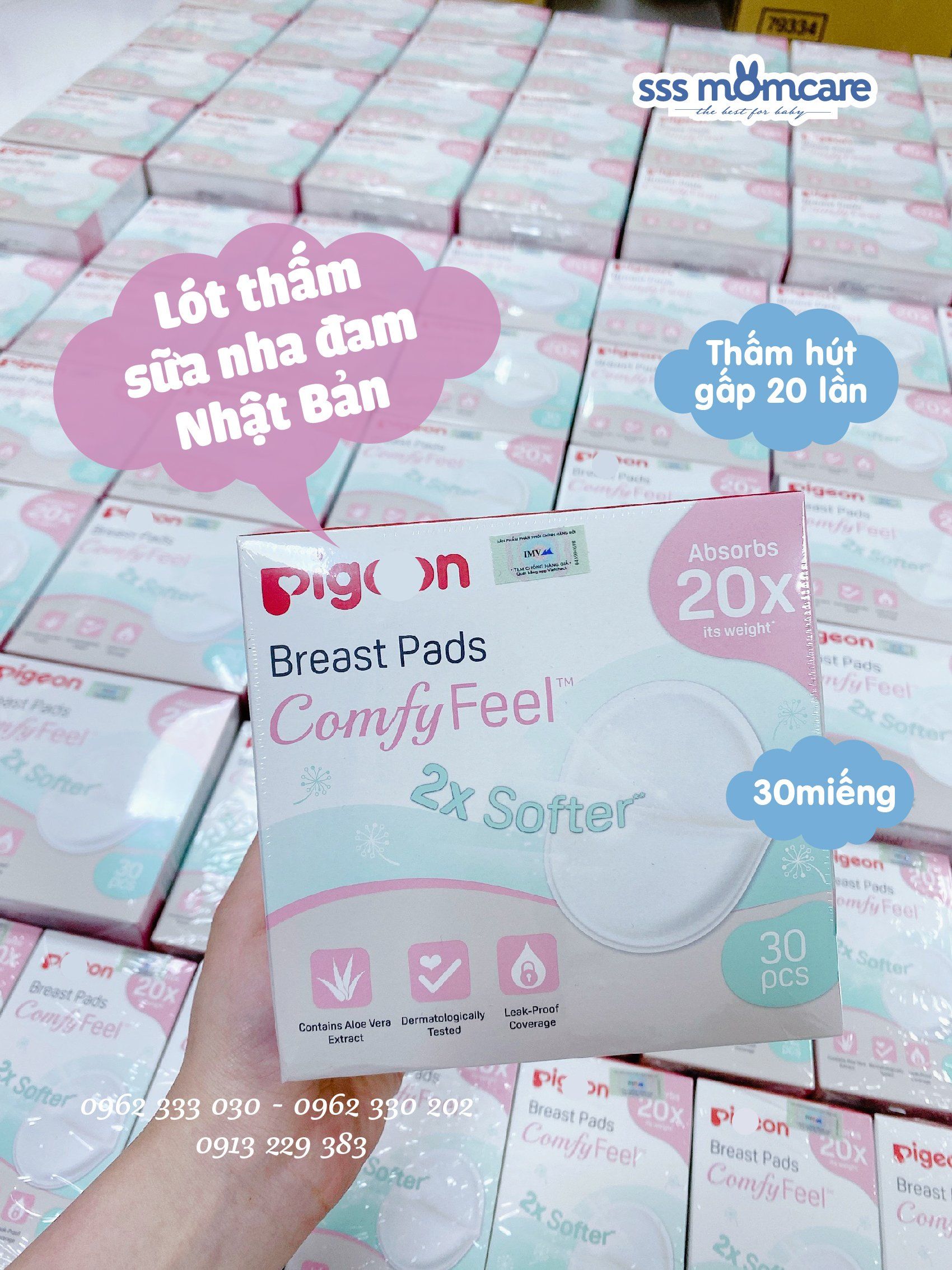 Lót thấm sữa Pigeon 30pc