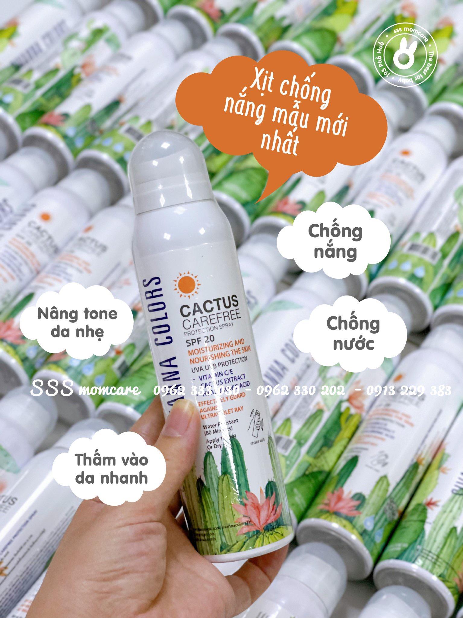 Xịt chống nắng Sivanna Colors 150ml