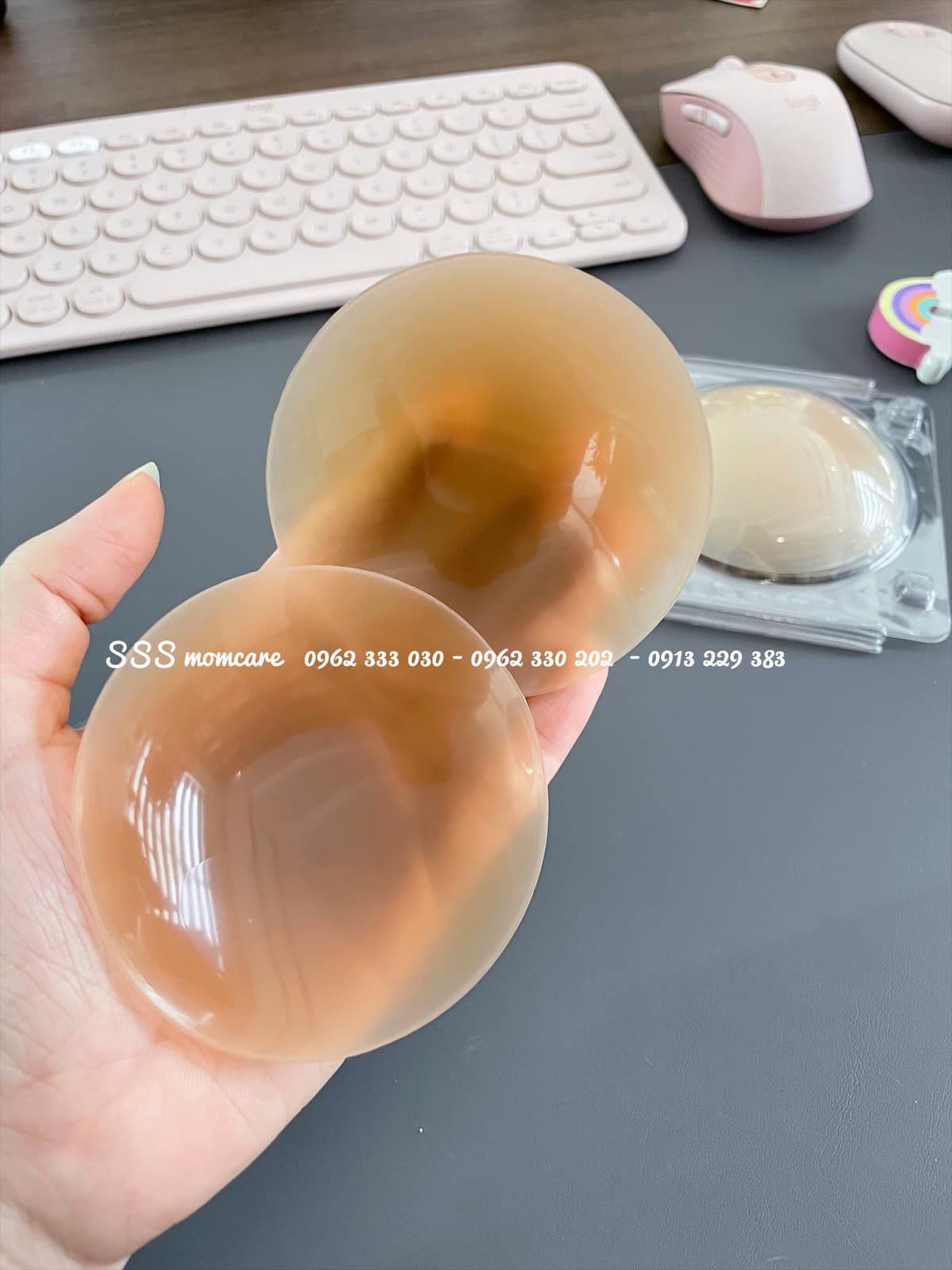 Dán ngực Breast Cover màu nâu